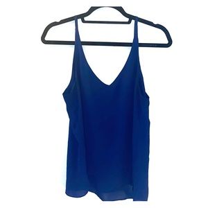 Topshop Navy Blue Tank